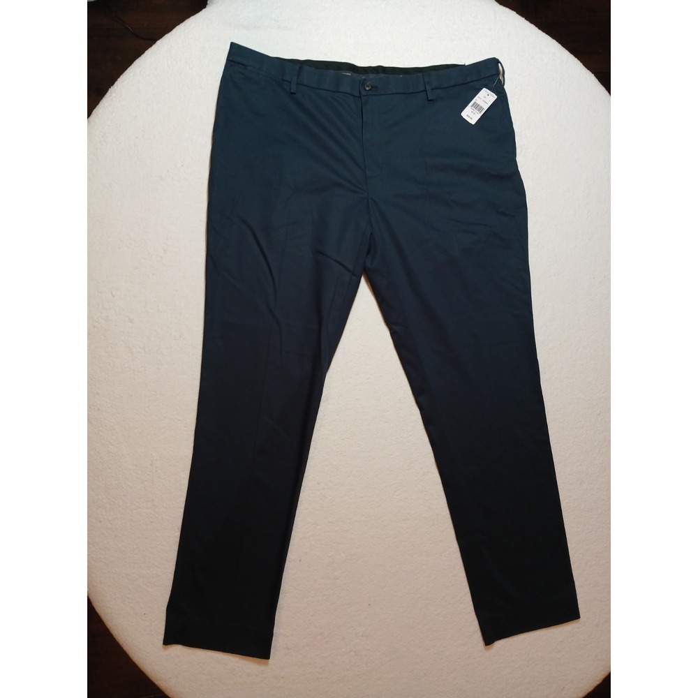 Brooks Brothers NWT Advantage Chino Pants Mens 42x32 Navy Blue Soho Fit Stretch